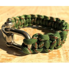 Armband_Paracord_Olive Green Accent